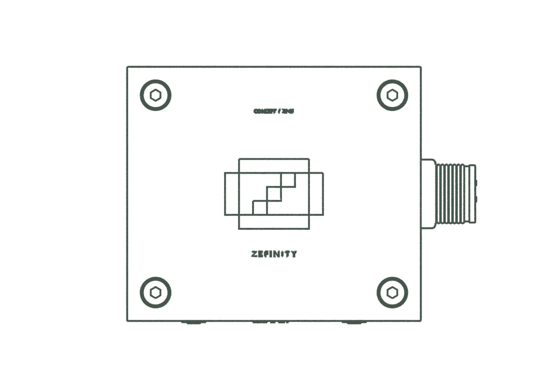 Technical views of a hardware enclosure
